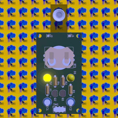 電子技術徽章·電子閃光器